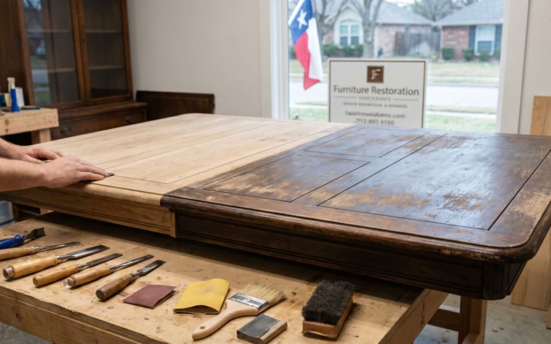 Furniture Restoration in North Dallas: Repair, Refinishing, and What’s Worth Saving