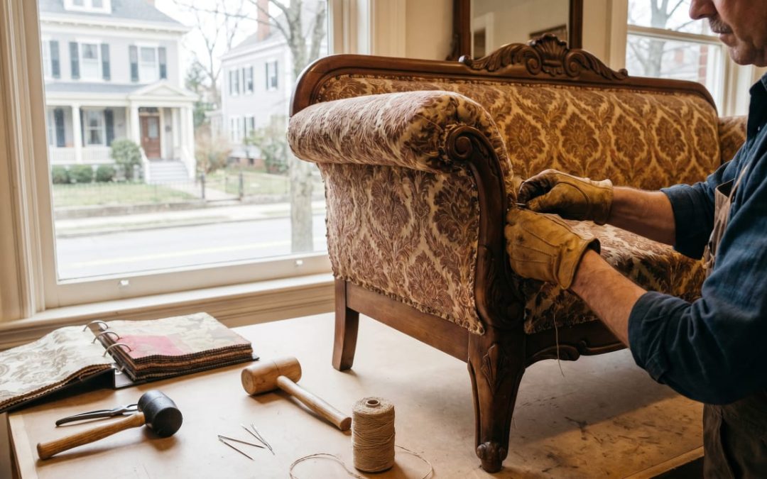 Reupholstery in Highland Park, Dallas: Restoring Heirloom-Quality Furniture