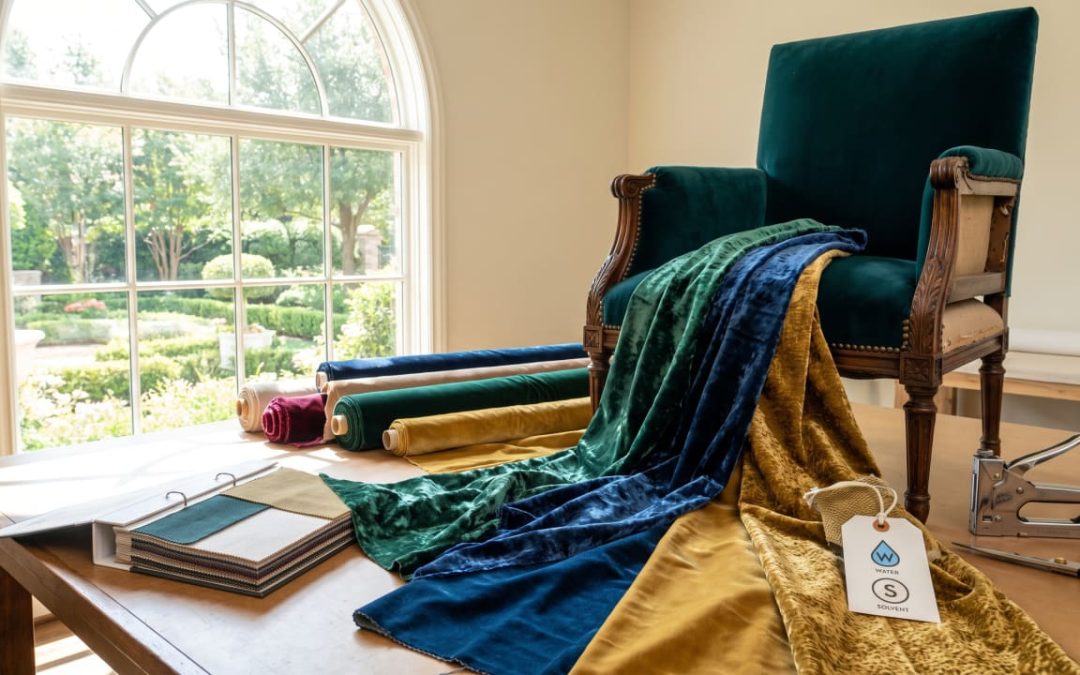 Velvet Reupholstery in Highland Park, Dallas: Choosing Pile, Backing, and Cleaning Code