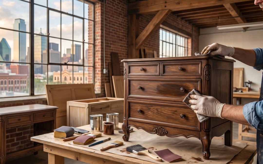 Refinishing Furniture When You Live in a Downtown Dallas High-Rise